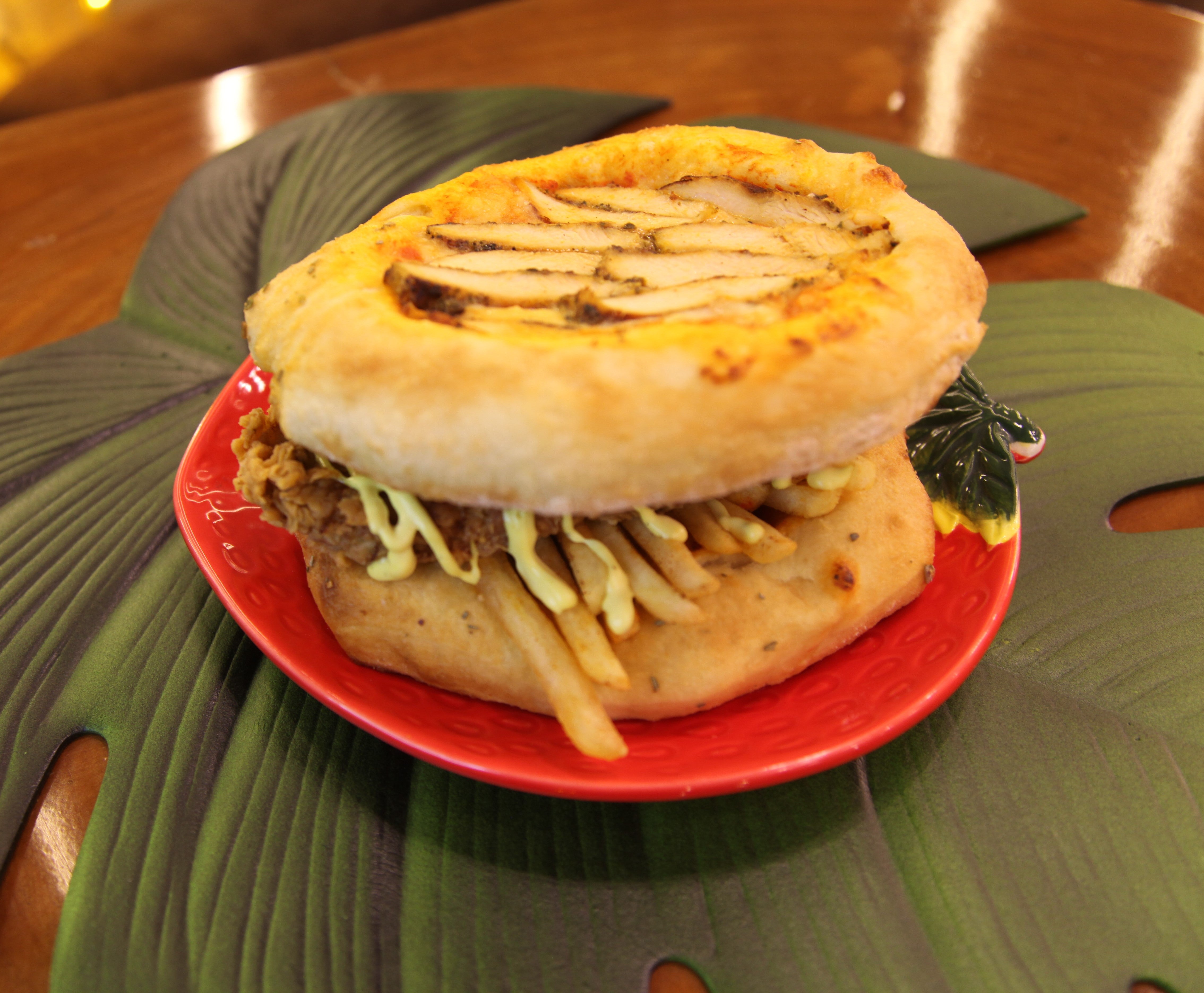 Chicken Pizza Burger - برجر بيتزا الدجاج