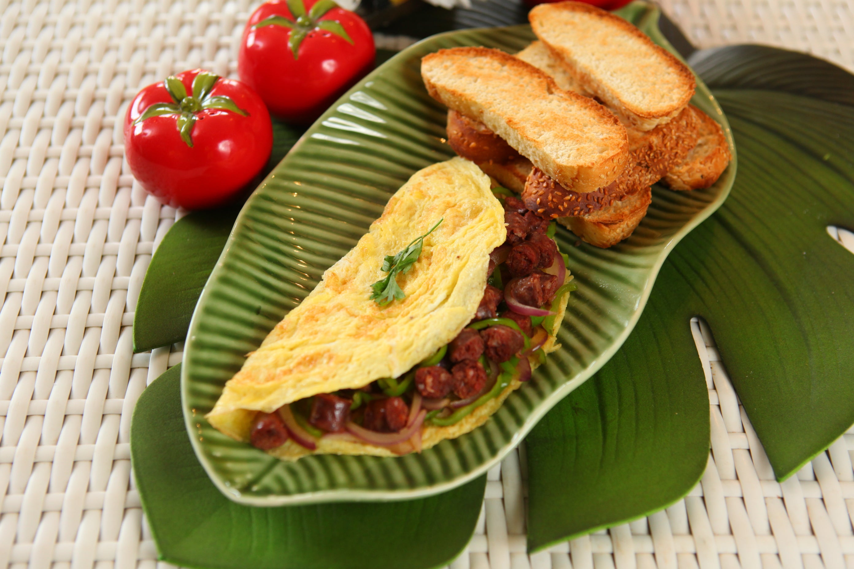 sojok omelette - اومليت بالسجق