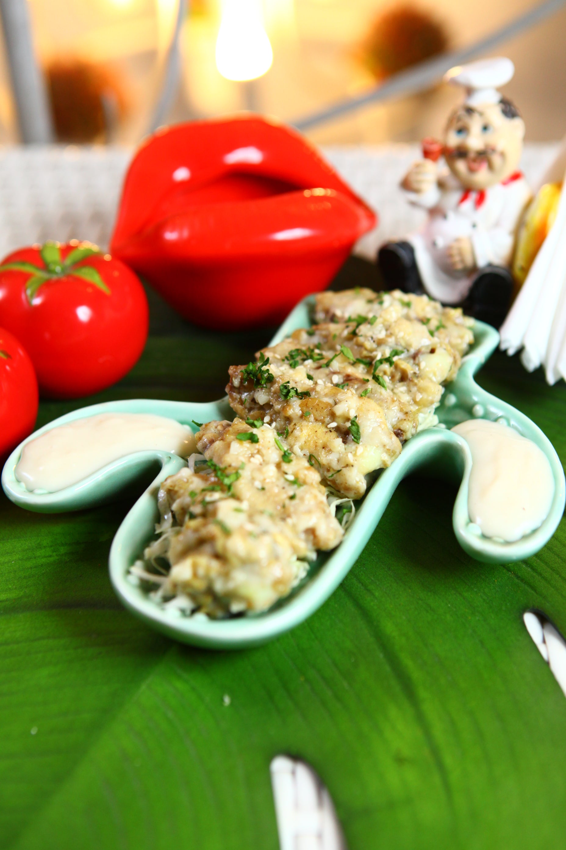 Garlic Chicken Wings - أجنحة دجاج بالثوم