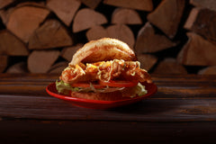 Grilled Orange Chicken Burger