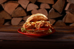 Grilled Orange Chicken Burger