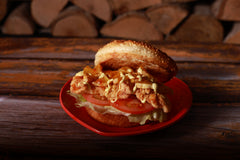 Grilled Orange Chicken Burger