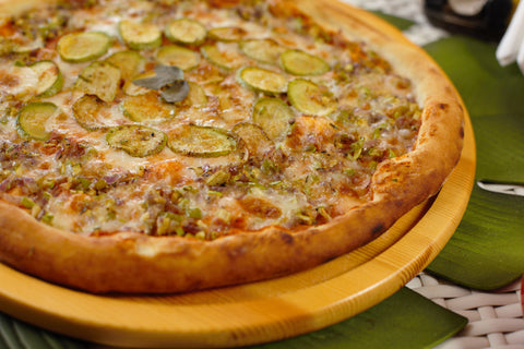 Zucchini Vegetarian Pizza