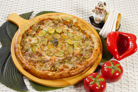 Zucchini Vegetarian Pizza