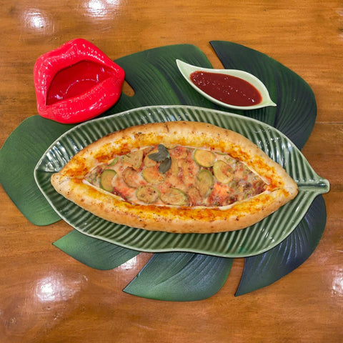 Zucchini Vegetarian Turkish Pide