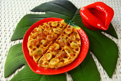 Caramel Banana Waffle