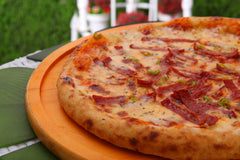 Half Salami Pizza