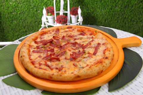 Half Salami Pizza