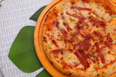Half Salami Pizza