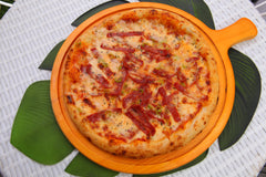 Half Salami Pizza