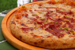 Half Salami Pizza