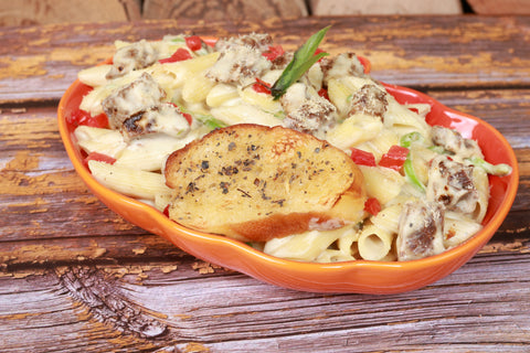 Blue Cheese Steak Pasta