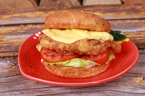 Cheese Fiesta Crispy Chicken Burger