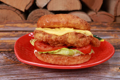 Cheese Fiesta Crispy Chicken Burger