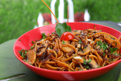 Brown Butter Mushrooms Pasta