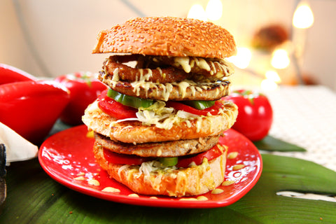 Double Chicken Burger - ساندوتش برجر دجاج دوبل