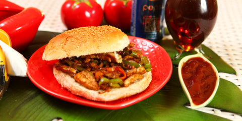 Chicken Fajita Sandwich - ساندوتش فاهيتا دجاج